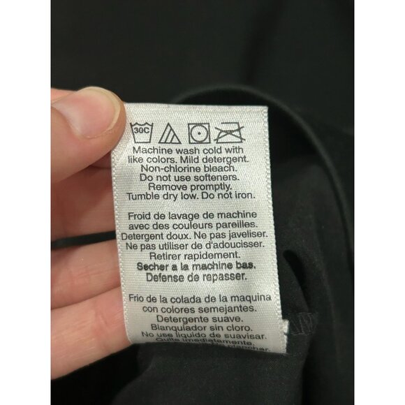 Prima Danskin Pull On Capri Pants Black Sz Large Yoga Workout Athleisure - Picture 9 of 11